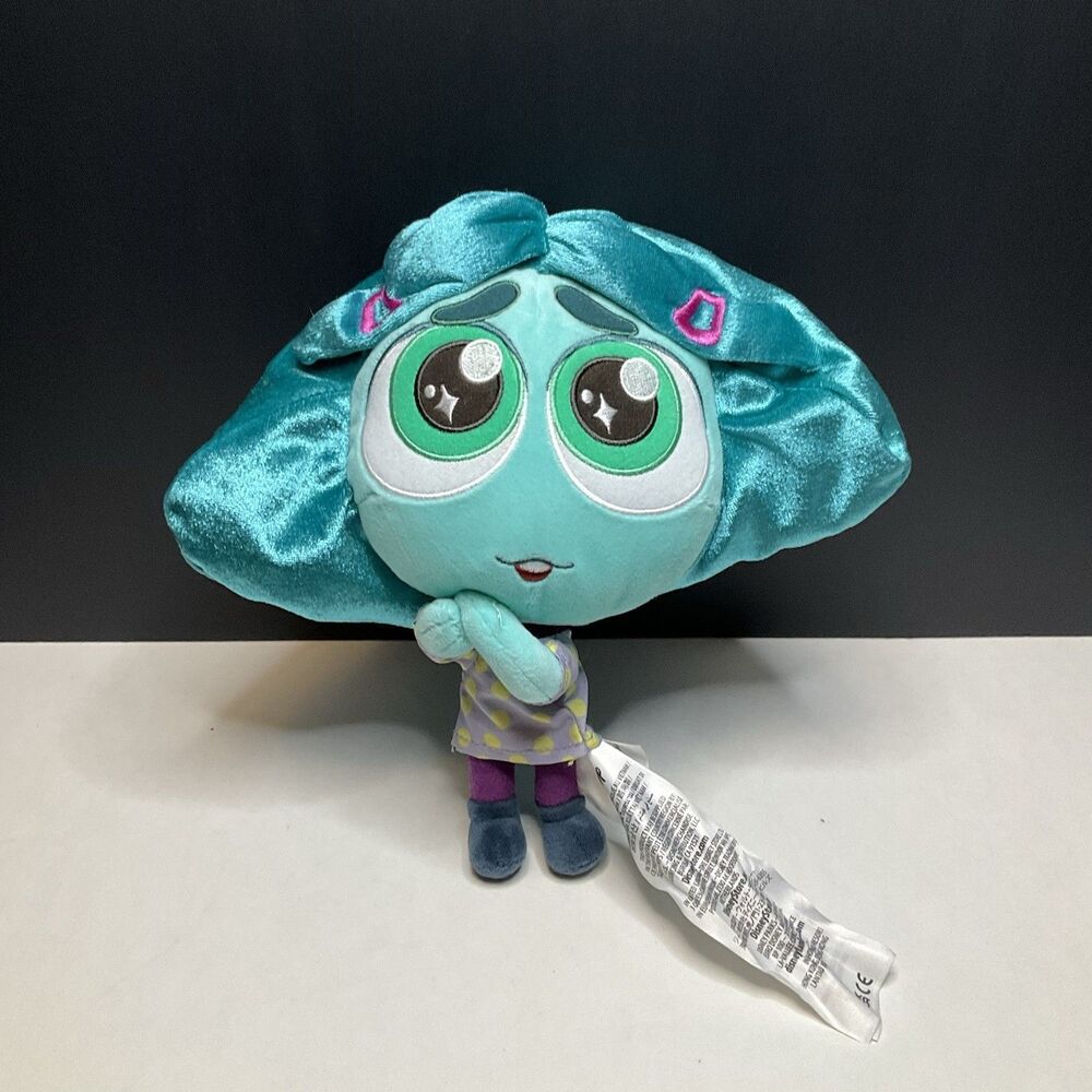 Disney Parks Inside Out 2 Envy Teal Soft Plush Stuffed Toys Dolls 9"